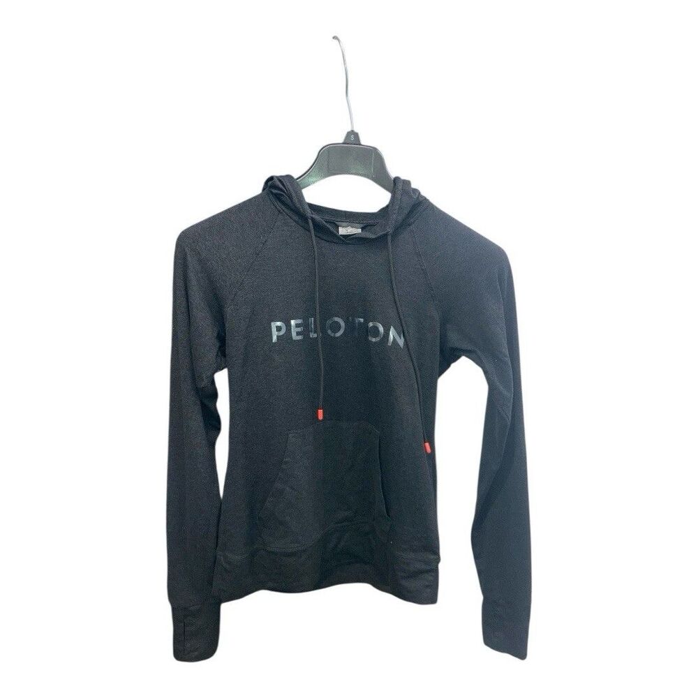 Peloton Hoodie Women’s Cooldown Nualime Pullover Black Sweatshirt Size Medium